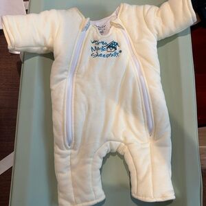Baby Merlin's Magic Sleepsuit Cream size small worn only 2 times